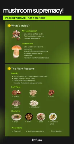 Mushrooms: Nature’s Secret Ally in Diabetes Control and Management